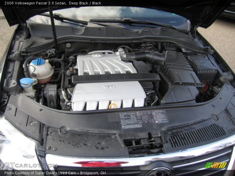 Deep Black / Black 2006 Volkswagen Passat 3.6 Sedan