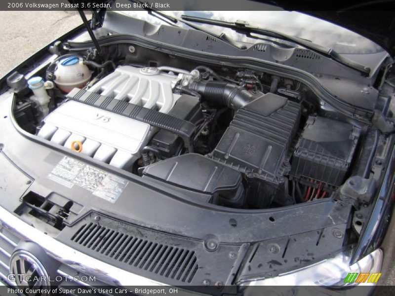 Deep Black / Black 2006 Volkswagen Passat 3.6 Sedan