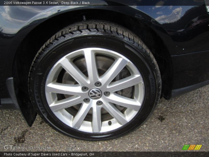 Deep Black / Black 2006 Volkswagen Passat 3.6 Sedan