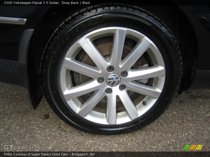 Deep Black / Black 2006 Volkswagen Passat 3.6 Sedan