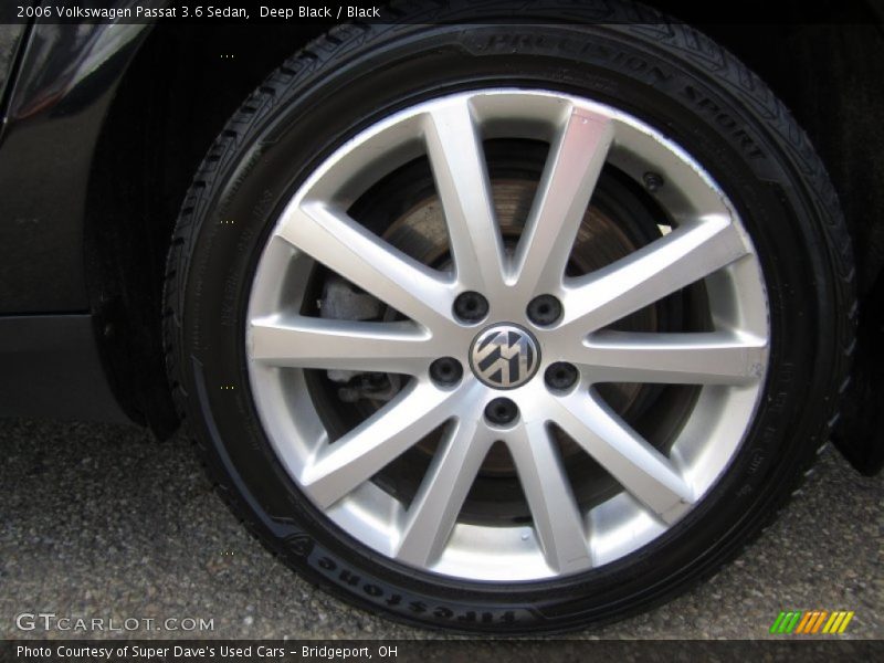Deep Black / Black 2006 Volkswagen Passat 3.6 Sedan