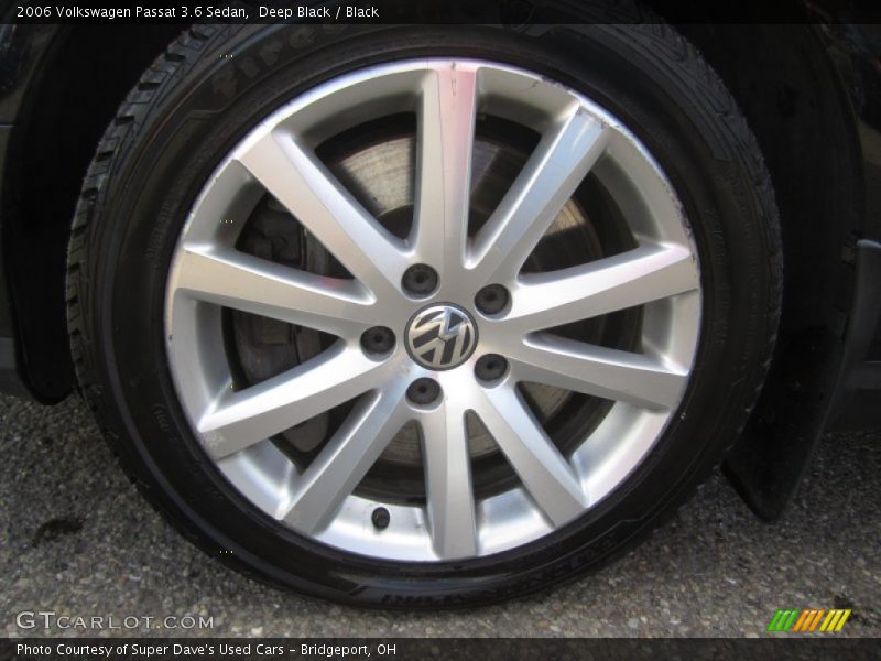 Deep Black / Black 2006 Volkswagen Passat 3.6 Sedan