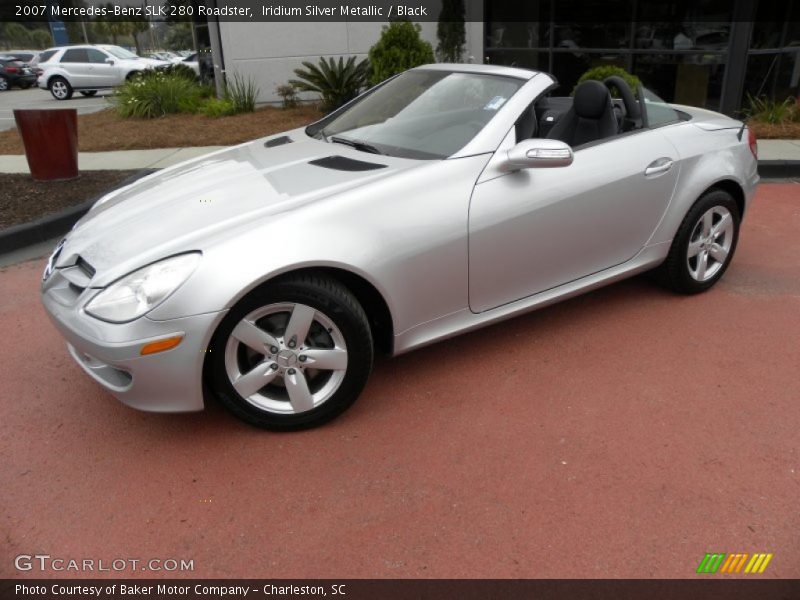 Iridium Silver Metallic / Black 2007 Mercedes-Benz SLK 280 Roadster
