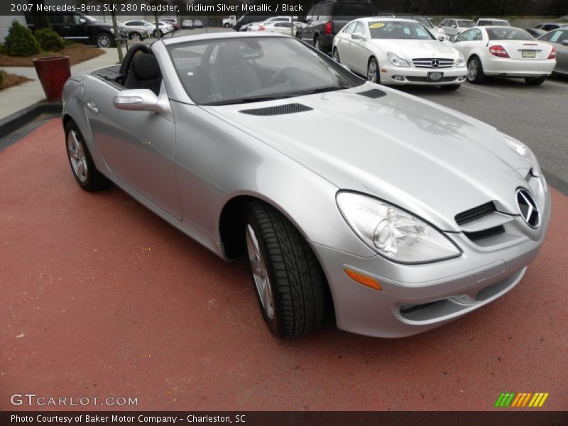 Iridium Silver Metallic / Black 2007 Mercedes-Benz SLK 280 Roadster