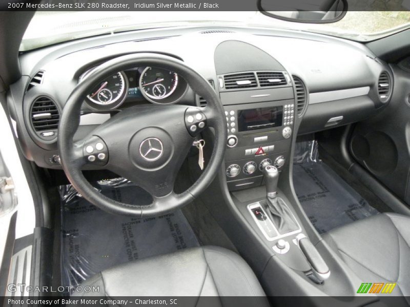 Iridium Silver Metallic / Black 2007 Mercedes-Benz SLK 280 Roadster
