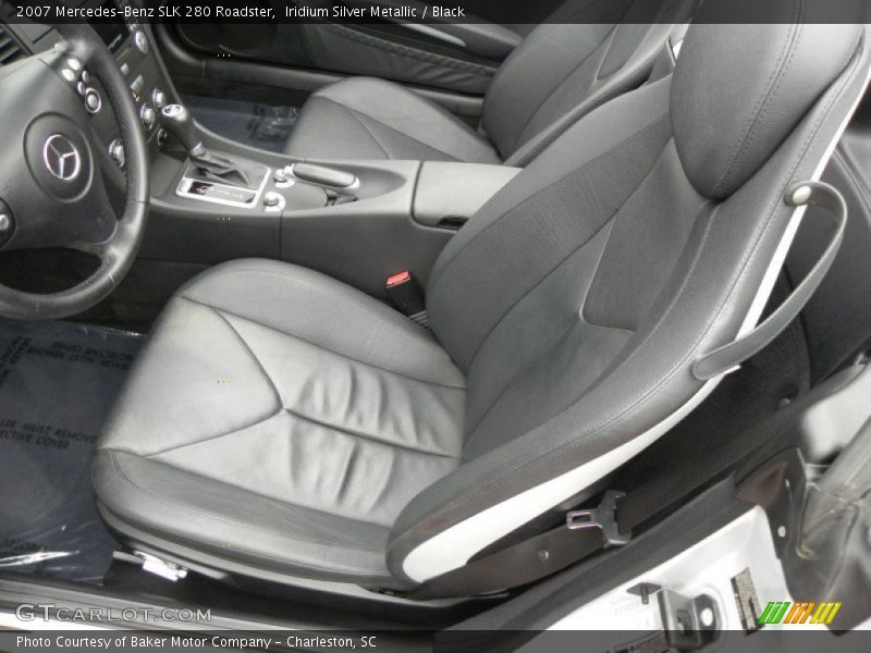 Iridium Silver Metallic / Black 2007 Mercedes-Benz SLK 280 Roadster