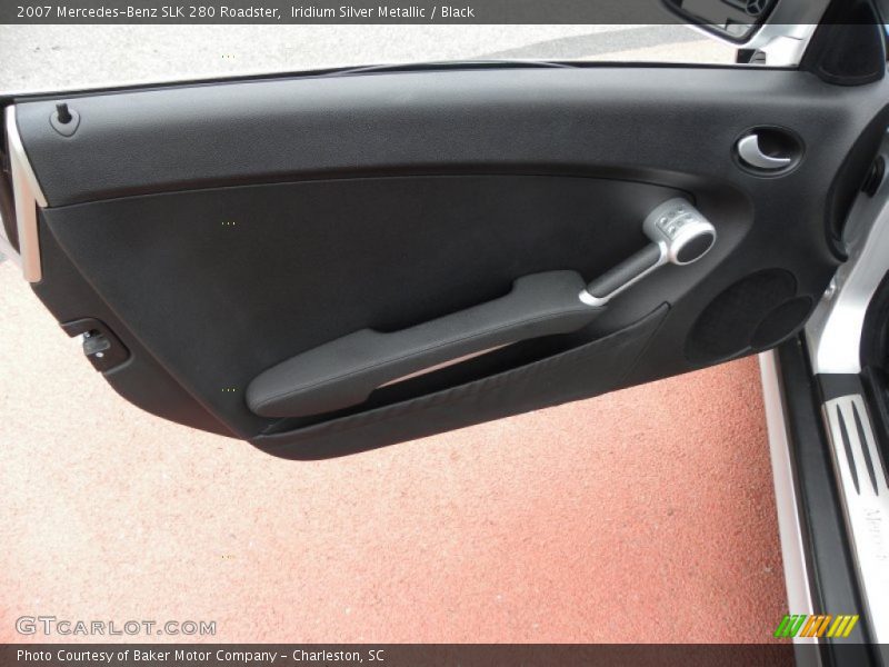 Iridium Silver Metallic / Black 2007 Mercedes-Benz SLK 280 Roadster