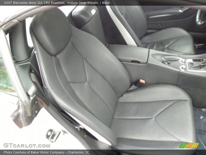 Iridium Silver Metallic / Black 2007 Mercedes-Benz SLK 280 Roadster