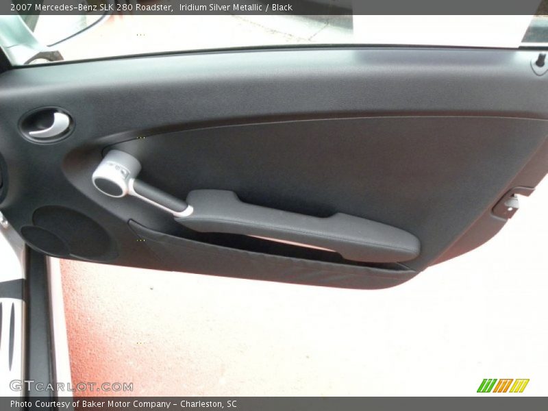Iridium Silver Metallic / Black 2007 Mercedes-Benz SLK 280 Roadster