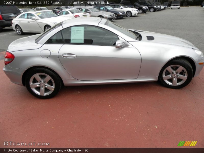 Iridium Silver Metallic / Black 2007 Mercedes-Benz SLK 280 Roadster