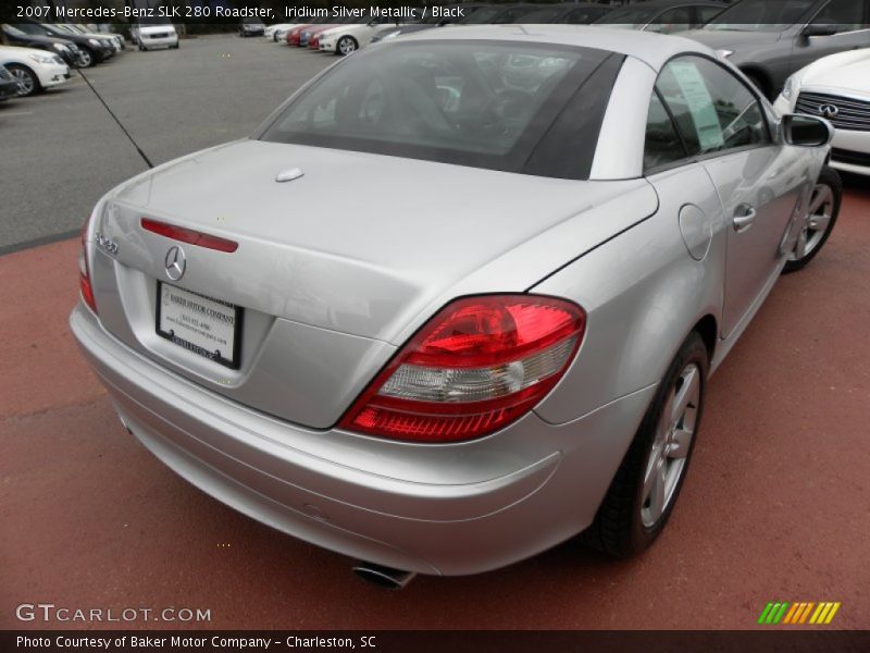 Iridium Silver Metallic / Black 2007 Mercedes-Benz SLK 280 Roadster
