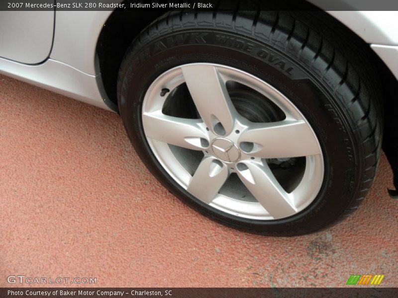 Iridium Silver Metallic / Black 2007 Mercedes-Benz SLK 280 Roadster