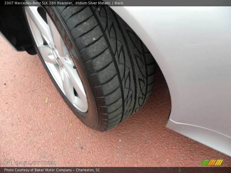 Iridium Silver Metallic / Black 2007 Mercedes-Benz SLK 280 Roadster