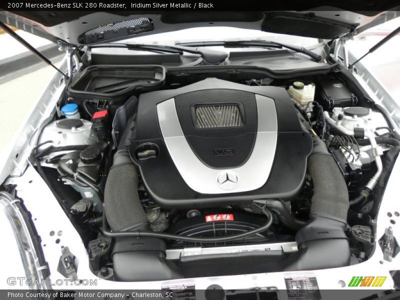 Iridium Silver Metallic / Black 2007 Mercedes-Benz SLK 280 Roadster