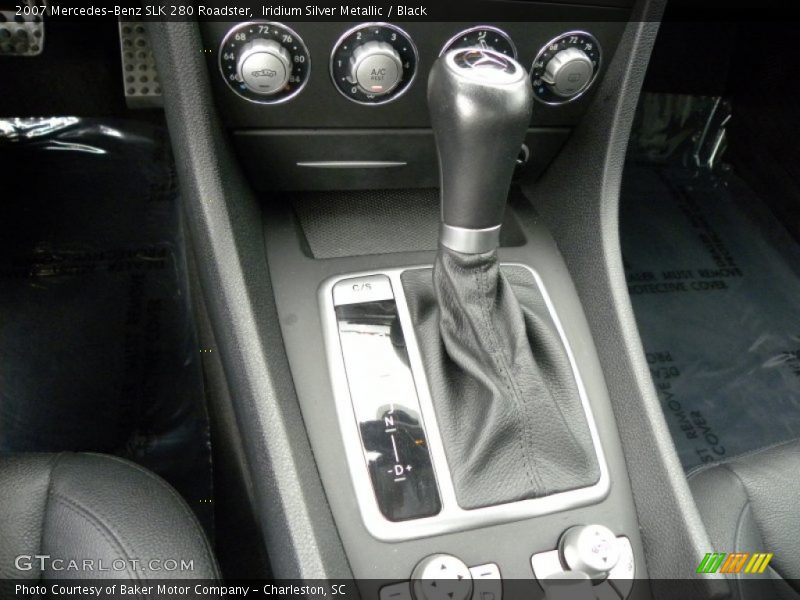 Iridium Silver Metallic / Black 2007 Mercedes-Benz SLK 280 Roadster