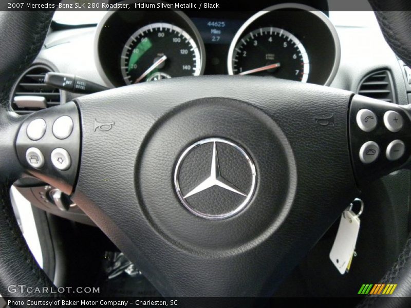 Iridium Silver Metallic / Black 2007 Mercedes-Benz SLK 280 Roadster
