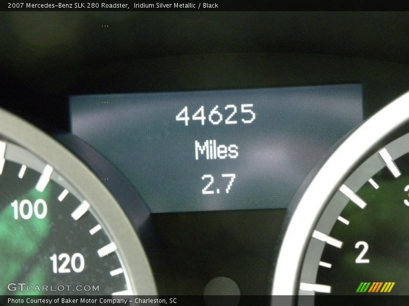 Iridium Silver Metallic / Black 2007 Mercedes-Benz SLK 280 Roadster