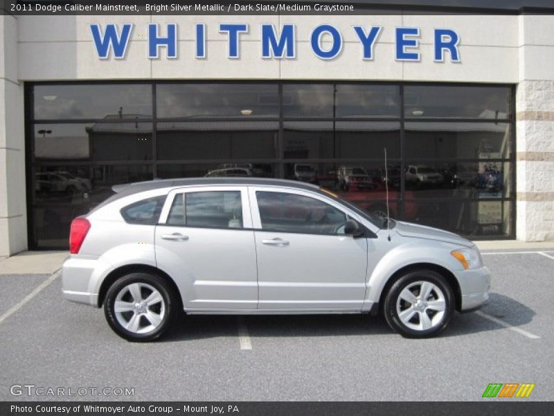 Bright Silver Metallic / Dark Slate/Medium Graystone 2011 Dodge Caliber Mainstreet