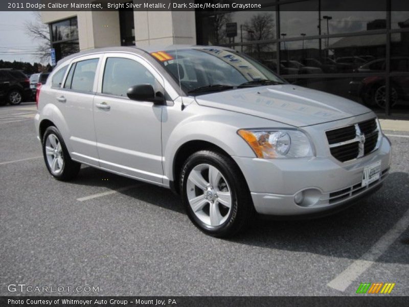 Bright Silver Metallic / Dark Slate/Medium Graystone 2011 Dodge Caliber Mainstreet