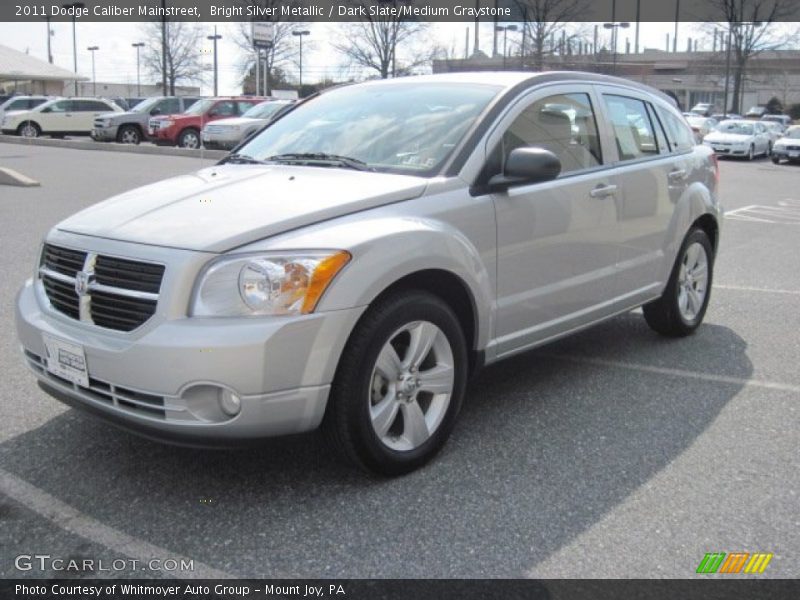 Bright Silver Metallic / Dark Slate/Medium Graystone 2011 Dodge Caliber Mainstreet