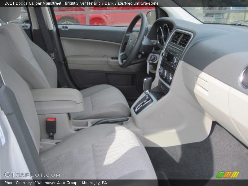Bright Silver Metallic / Dark Slate/Medium Graystone 2011 Dodge Caliber Mainstreet