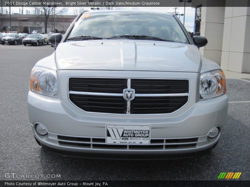 Bright Silver Metallic / Dark Slate/Medium Graystone 2011 Dodge Caliber Mainstreet