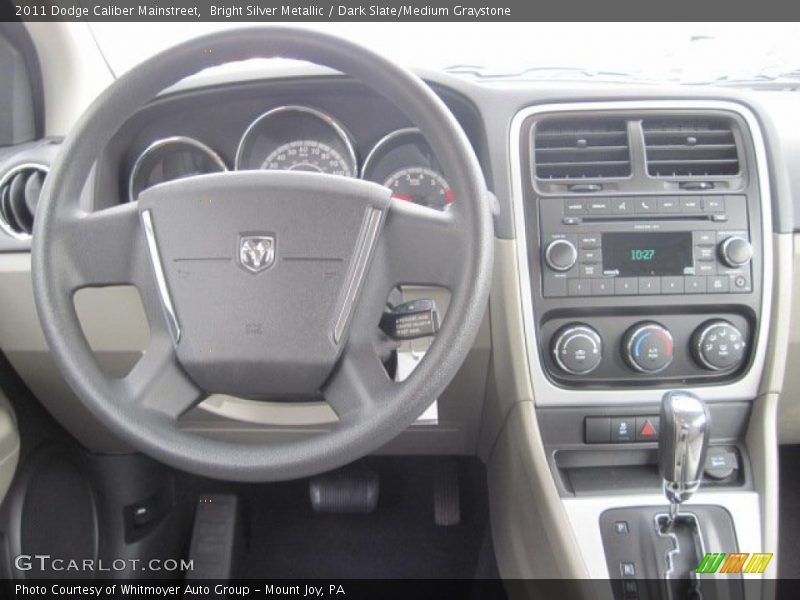 Bright Silver Metallic / Dark Slate/Medium Graystone 2011 Dodge Caliber Mainstreet