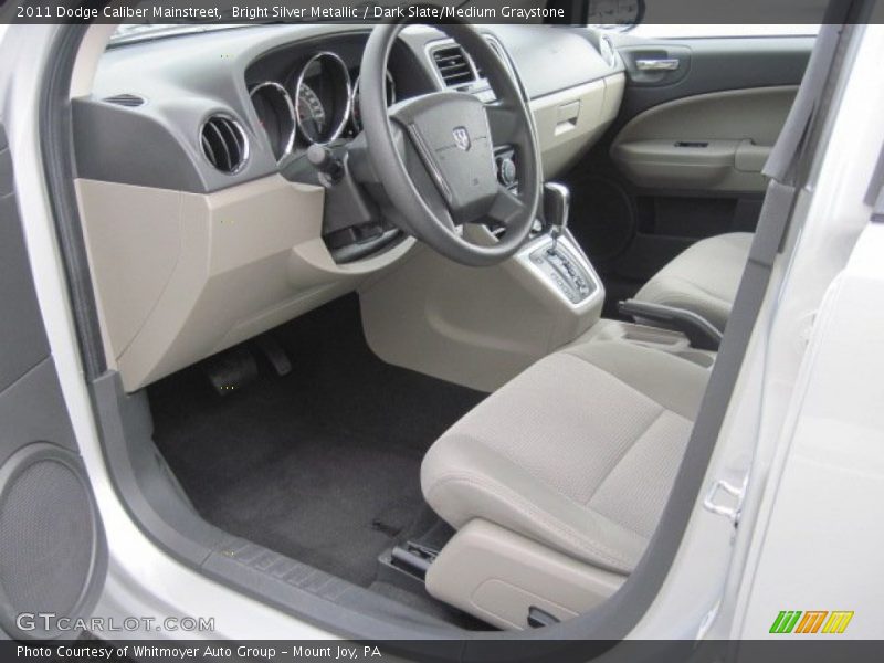 Bright Silver Metallic / Dark Slate/Medium Graystone 2011 Dodge Caliber Mainstreet