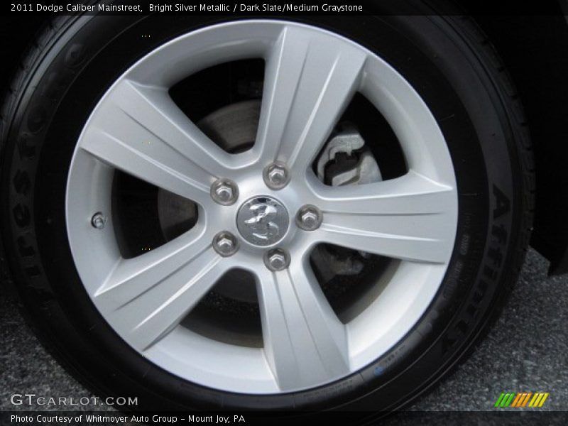 Bright Silver Metallic / Dark Slate/Medium Graystone 2011 Dodge Caliber Mainstreet