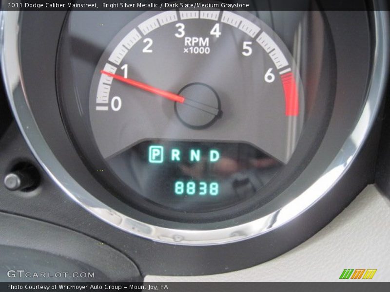 Bright Silver Metallic / Dark Slate/Medium Graystone 2011 Dodge Caliber Mainstreet