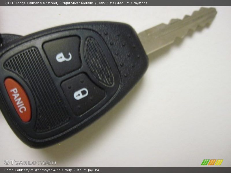 Bright Silver Metallic / Dark Slate/Medium Graystone 2011 Dodge Caliber Mainstreet