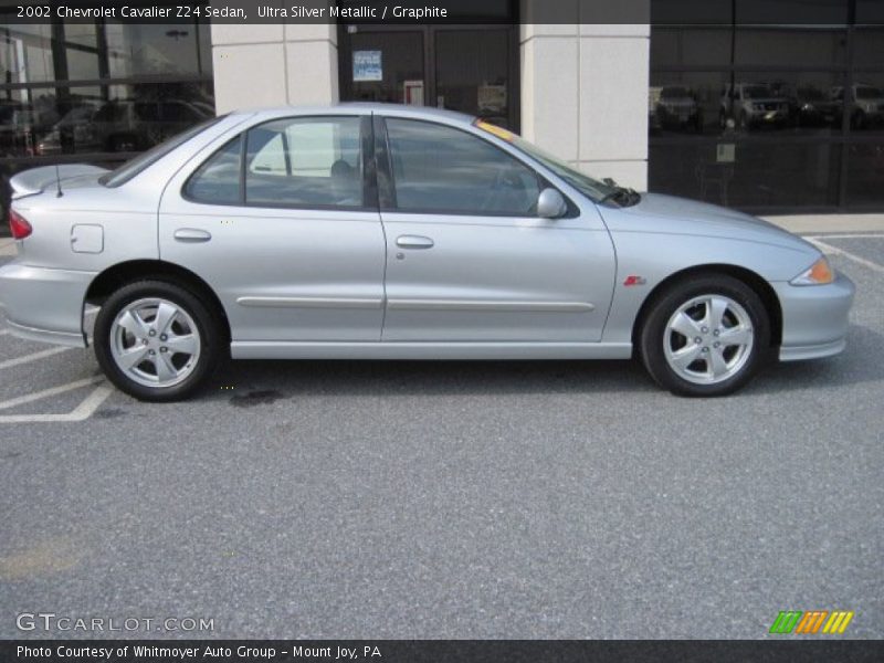 Ultra Silver Metallic / Graphite 2002 Chevrolet Cavalier Z24 Sedan