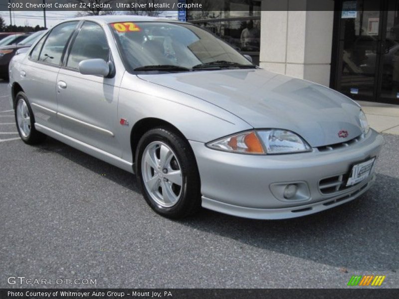 Front 3/4 View of 2002 Cavalier Z24 Sedan
