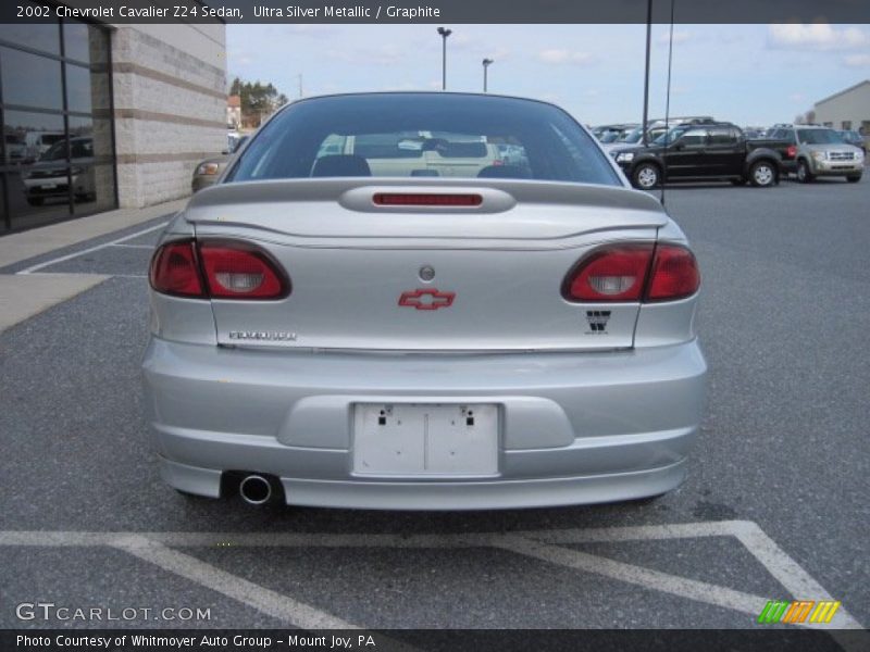 Ultra Silver Metallic / Graphite 2002 Chevrolet Cavalier Z24 Sedan