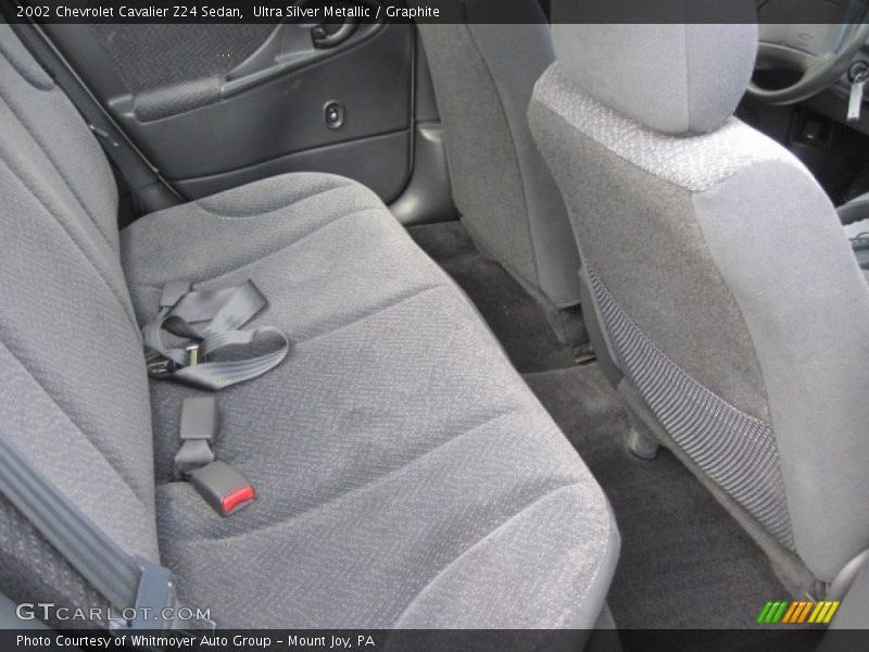 Rear Seat of 2002 Cavalier Z24 Sedan