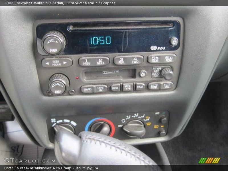 Audio System of 2002 Cavalier Z24 Sedan