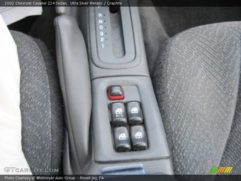 Controls of 2002 Cavalier Z24 Sedan