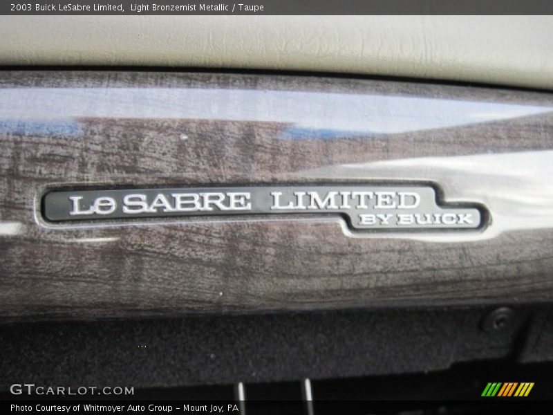 Light Bronzemist Metallic / Taupe 2003 Buick LeSabre Limited