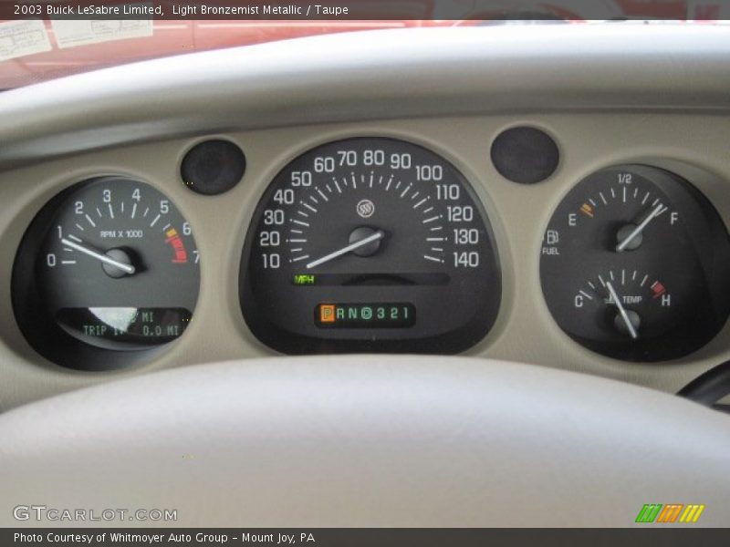 Light Bronzemist Metallic / Taupe 2003 Buick LeSabre Limited