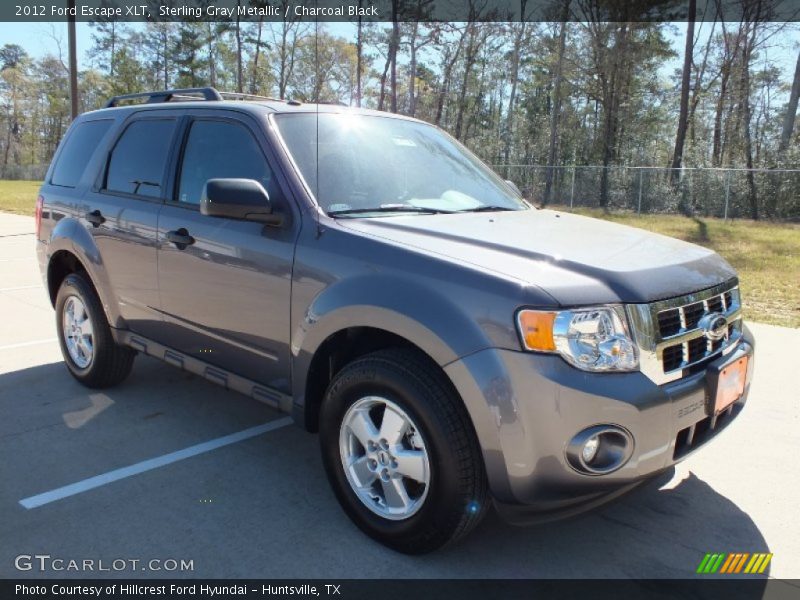 Sterling Gray Metallic / Charcoal Black 2012 Ford Escape XLT