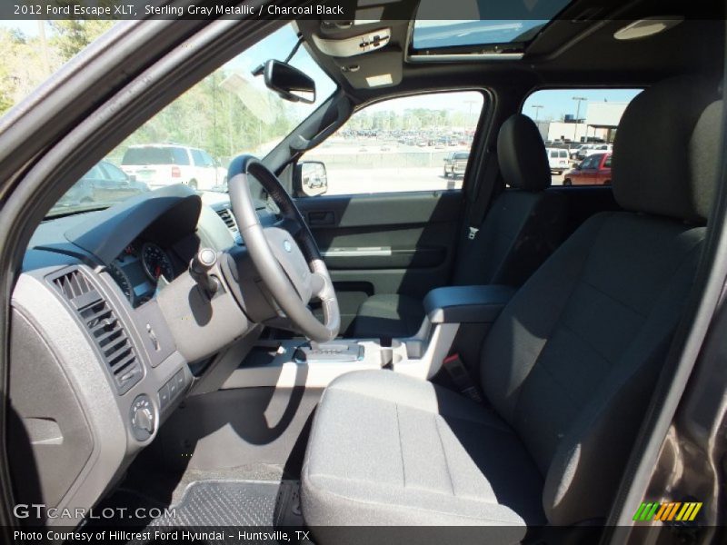 Sterling Gray Metallic / Charcoal Black 2012 Ford Escape XLT