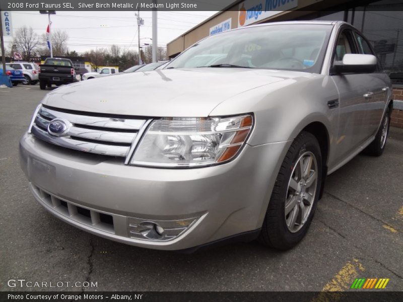 Silver Birch Metallic / Medium Light Stone 2008 Ford Taurus SEL