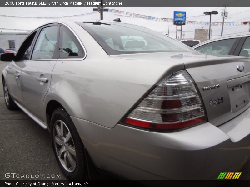 Silver Birch Metallic / Medium Light Stone 2008 Ford Taurus SEL