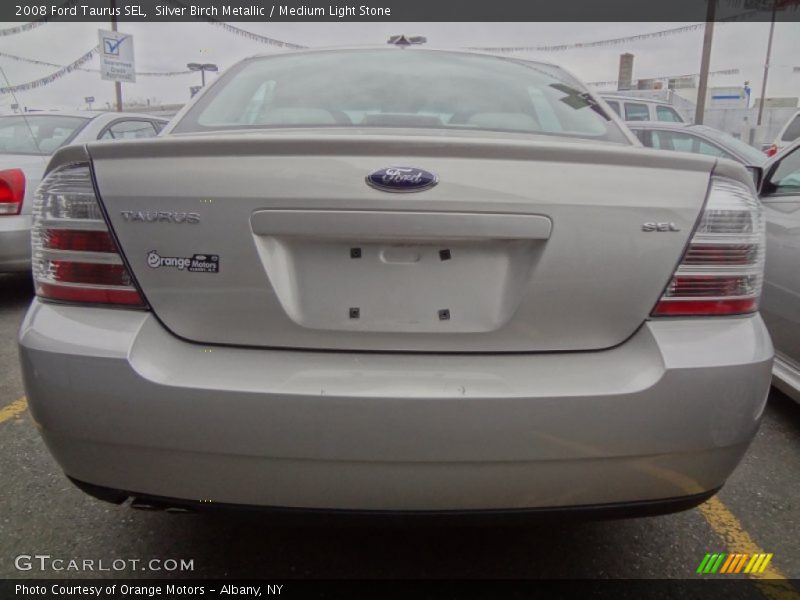 Silver Birch Metallic / Medium Light Stone 2008 Ford Taurus SEL