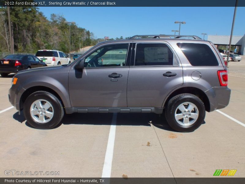 Sterling Gray Metallic / Charcoal Black 2012 Ford Escape XLT