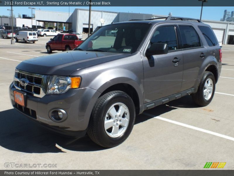 Sterling Gray Metallic / Charcoal Black 2012 Ford Escape XLT