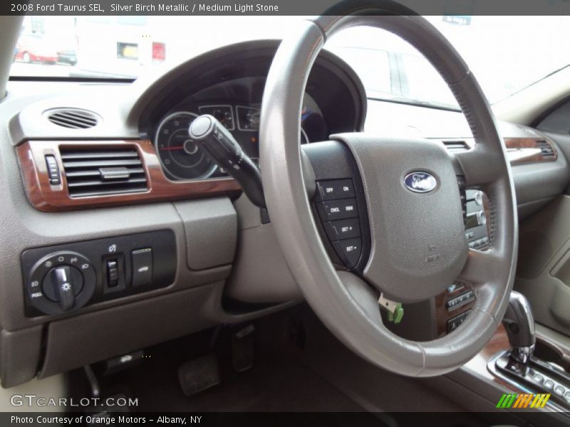 Silver Birch Metallic / Medium Light Stone 2008 Ford Taurus SEL