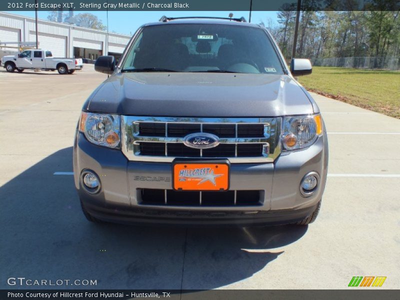 Sterling Gray Metallic / Charcoal Black 2012 Ford Escape XLT