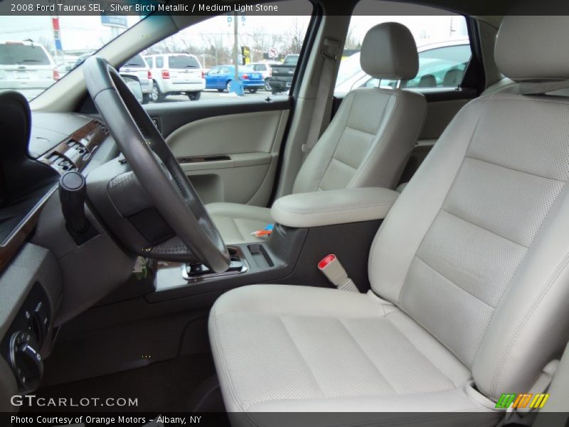 Silver Birch Metallic / Medium Light Stone 2008 Ford Taurus SEL