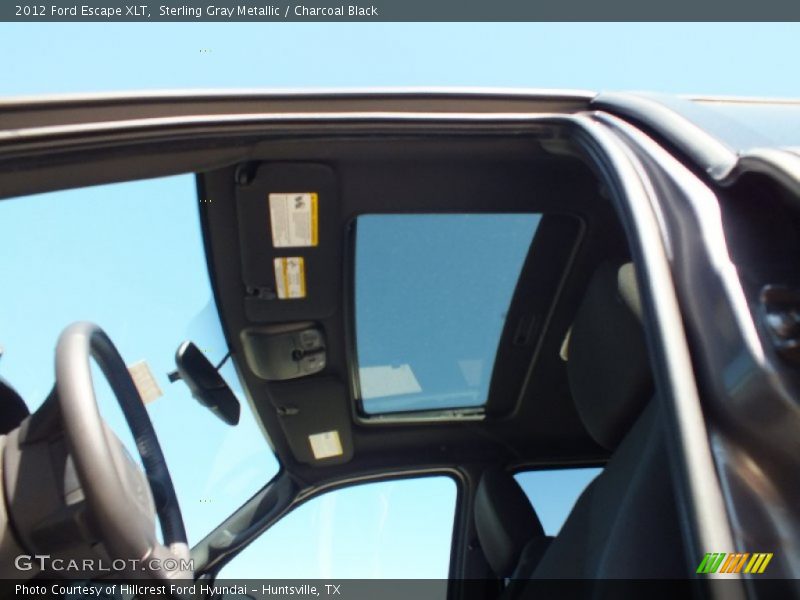 Sterling Gray Metallic / Charcoal Black 2012 Ford Escape XLT